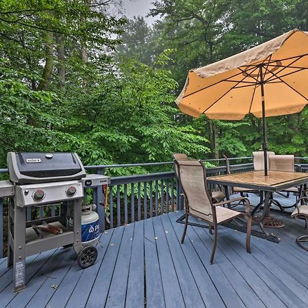 Spacious Tobyhanna Home With Lake Access And Fire Pit! Dış mekan fotoğraf