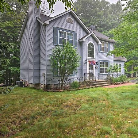 Spacious Tobyhanna Home With Lake Access And Fire Pit! Dış mekan fotoğraf