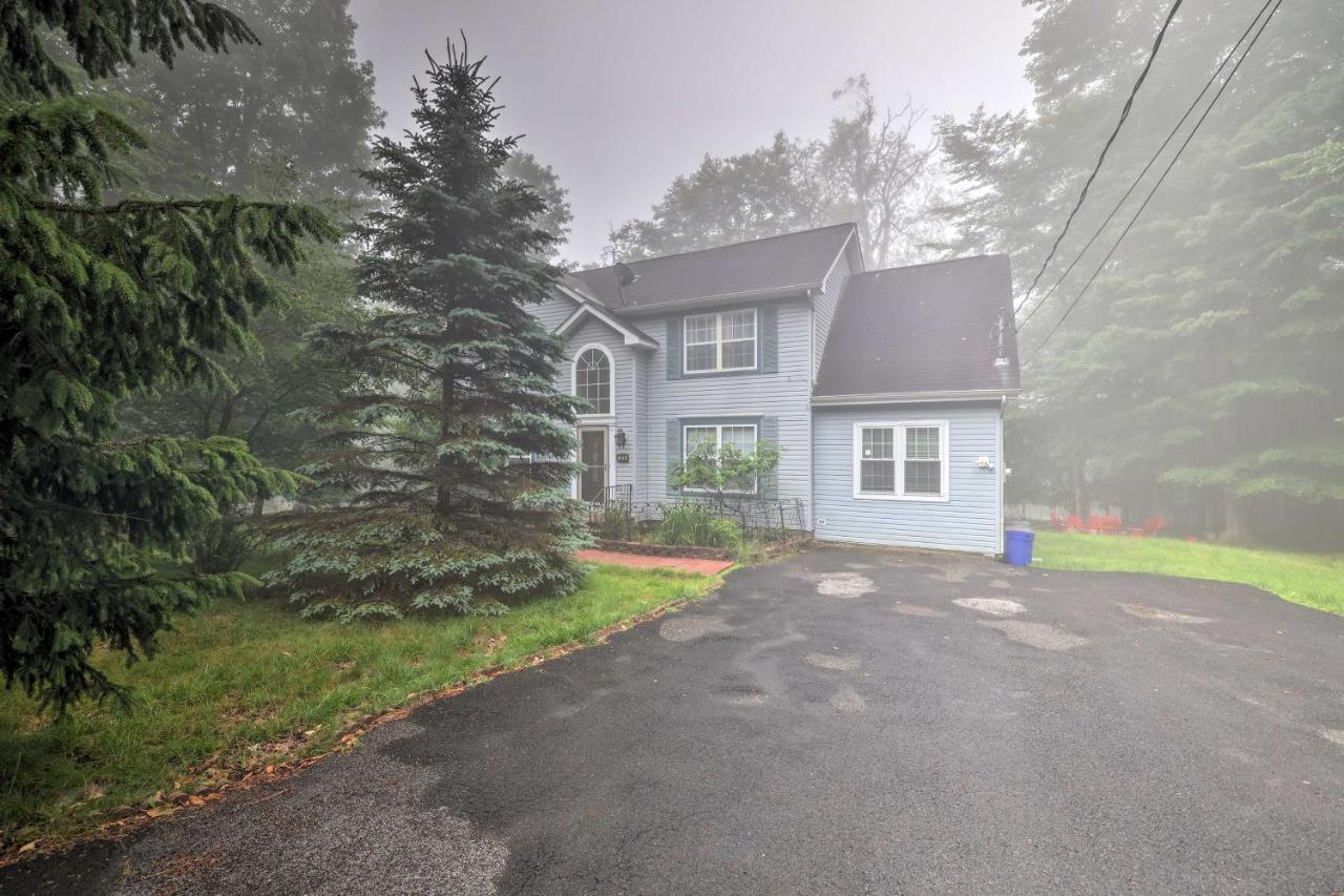 Spacious Tobyhanna Home With Lake Access And Fire Pit! Dış mekan fotoğraf