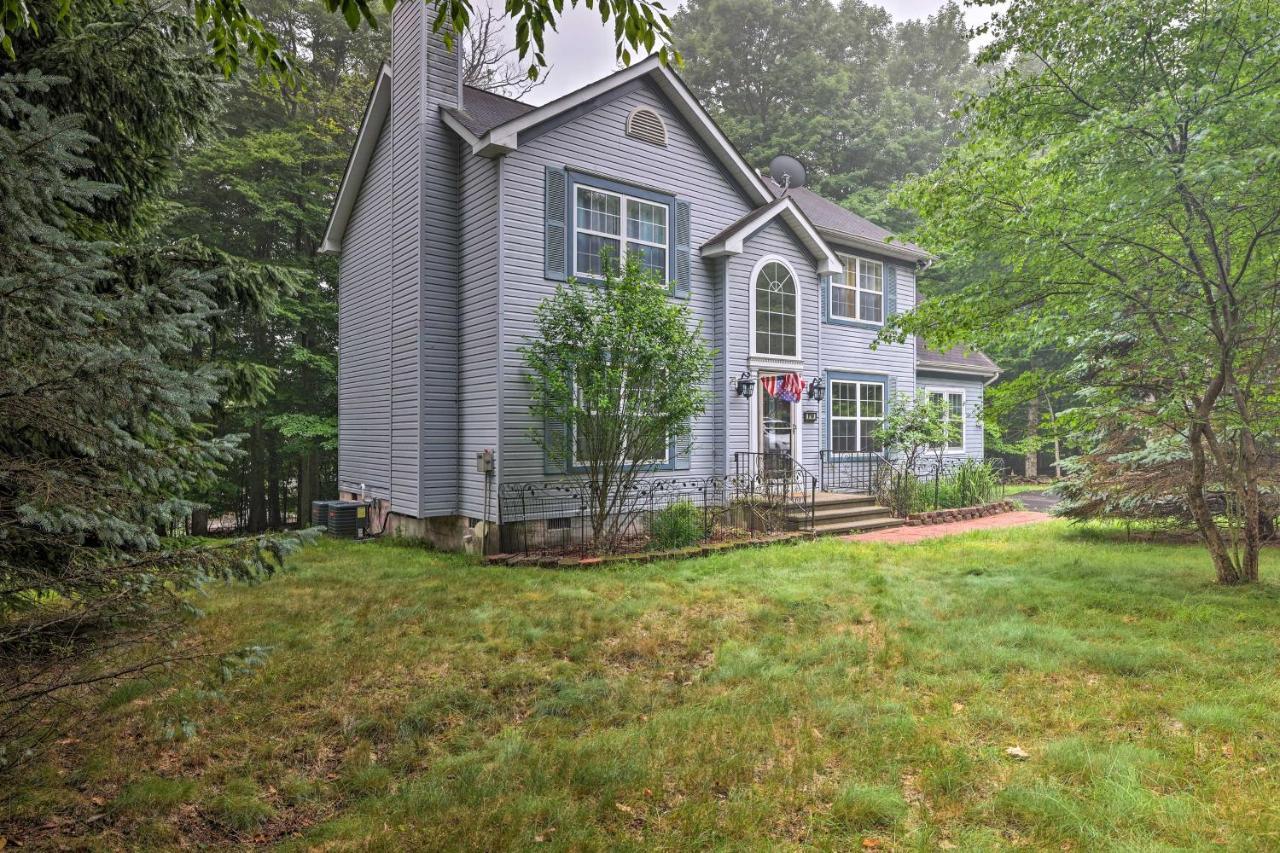 Spacious Tobyhanna Home With Lake Access And Fire Pit! Dış mekan fotoğraf
